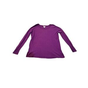 Motherhood Maternity Purple Long Sleeve Sweater Top Women's Size M